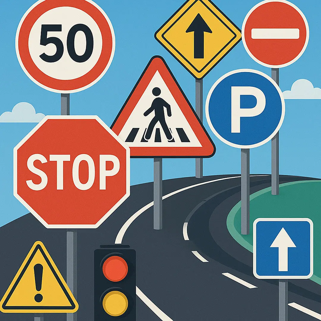 OACP – M66 Circulation routière et panneaux de signalisations 040726